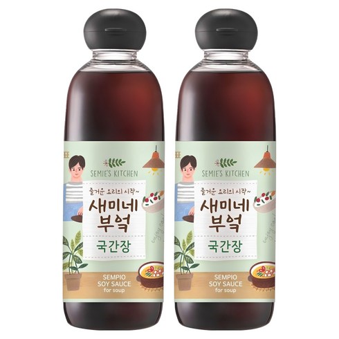 새미네부엌 국간장, 830ml, 2개