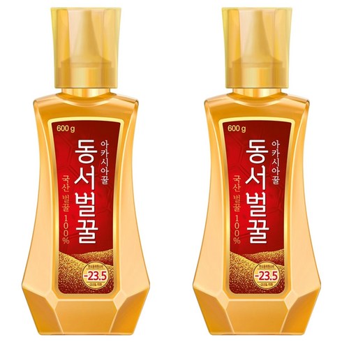 동서 아카시아 벌꿀, 600g, 2개