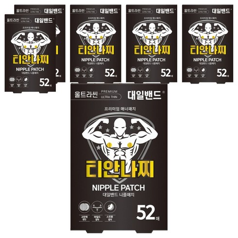 대일밴드 티안나찌 울트라씬 니플패치 52p, 6개