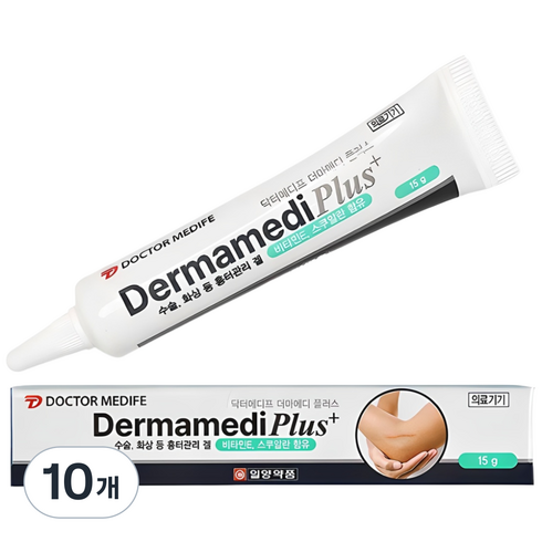 일양약품 더마메디 플러스 수술 화상 흉터 관리 연고, 10개, 15g