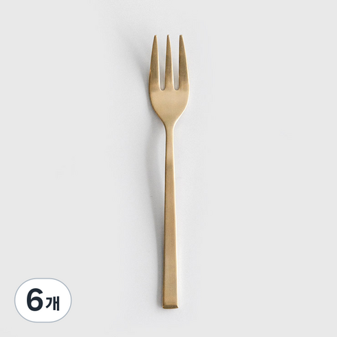 니코트 히어 티포크, Champagne Gold, 6개