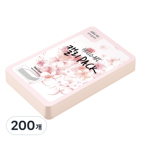 종이문화 헬로우아트캘리팩 두꺼운 스므스 엽서 200g 22 라이트핑크, 104 x 153 mm, 200개