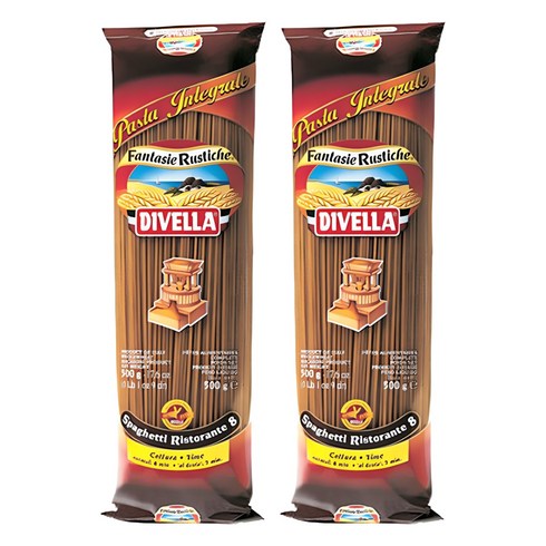 디벨라 통밀스파게티, 500g, 2개