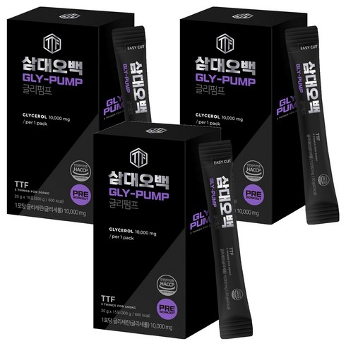 삼대오백 글리세롤 펌프 15p, 300g, 3개