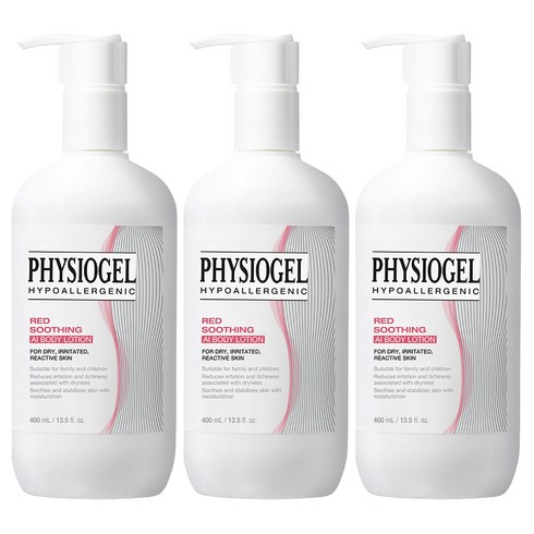 피지오겔 레드수딩 AI 바디로션, 400ml, 3개