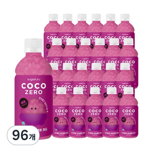 슈가로로 코코제로 포도, 340ml, 96개