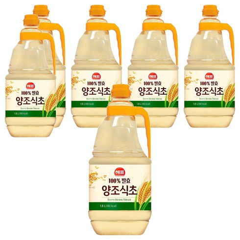 해표 양조식초, 1.8L, 6개
