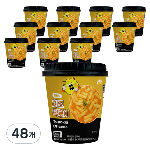 멜로우빈 옐리 치즈 떡볶이, 115g, 48개