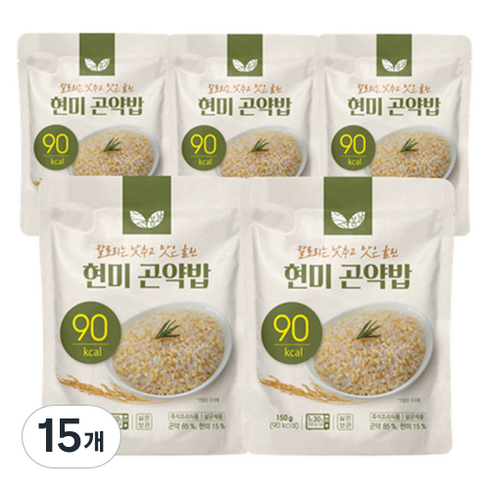 봄날인터내셔널 현미 즉석 곤약밥, 150g, 15개