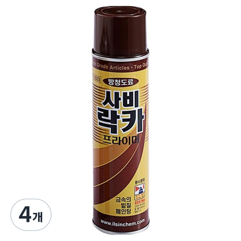 일신 사비락카 300g, 적갈색, 420ml, 4개