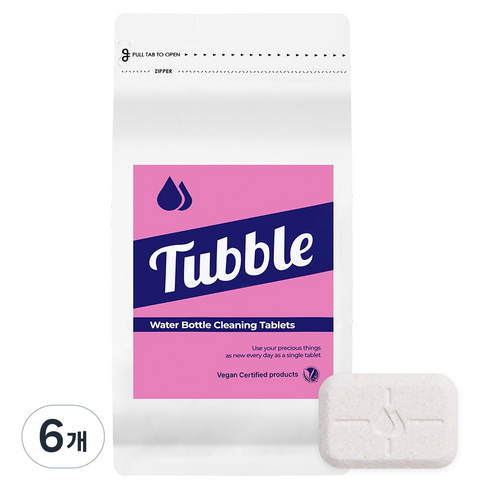 터블 이지클린 텀블러 발포 세정제 클리너 대용량 100p, 800g, 6개
