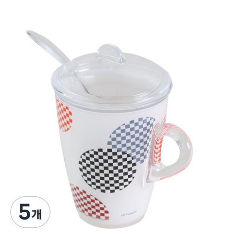Adamosrl 오마다 티잔컵, 볼텍, 5개