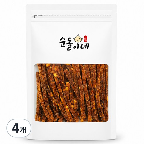 순돌이네 치즈 콕콕 오징어포, 300g, 4개