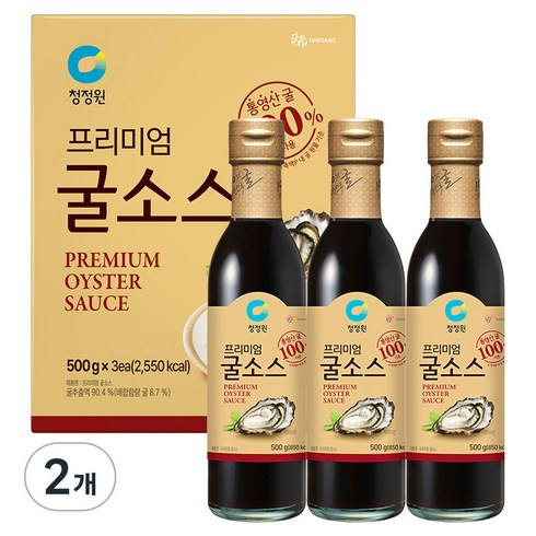 청정원 프리미엄 굴소스, 500g, 6개
