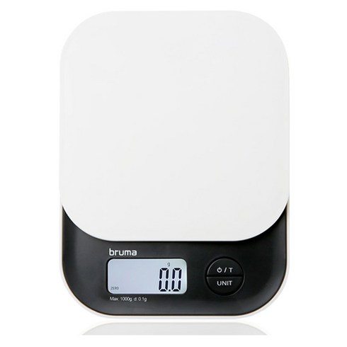 브루마 디지털 주방저울, 1kg, 블랙+아이보리, LS350