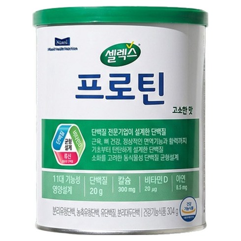 셀렉스 프로틴 고소한 맛, 304g, 1개