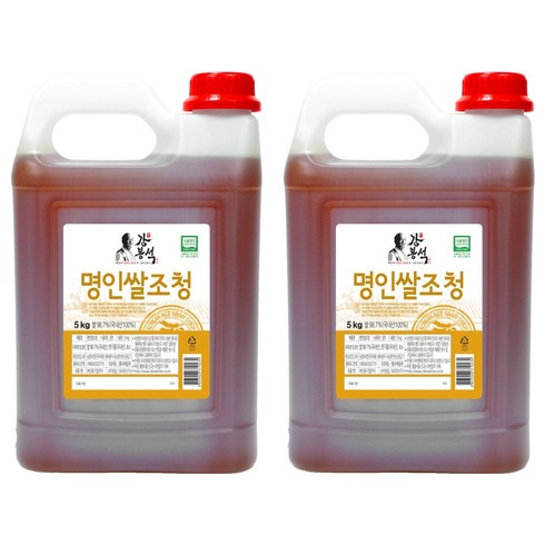 강봉석 명인쌀조청, 5kg, 2개