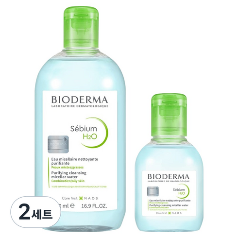 바이오더마 세비엄 H2O 클렌징 워터 2종 500ml + 100ml 세트, 2세트