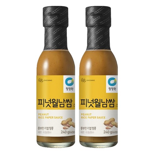청정원 피넛월남쌈 소스, 240g, 2개