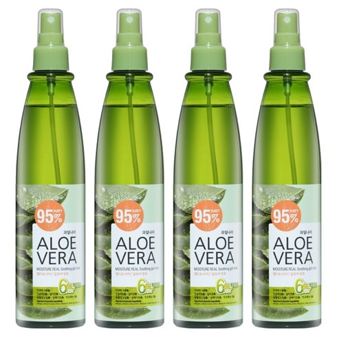 과일나라 알로에베라 모이스처 리얼 수딩 젤 미스트, 310ml, 4개