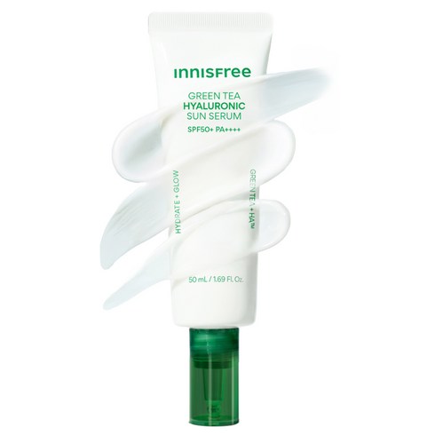 이니스프리 그린티 히알루론산 수분 선세럼 SPF50+ PA++++, 50ml, 1개