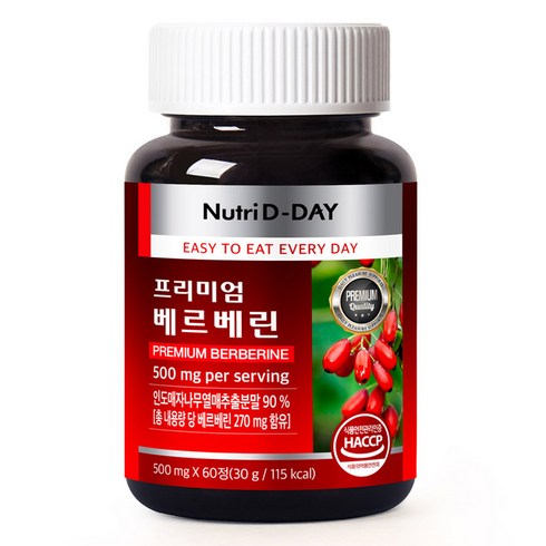 뉴트리디데이 프리미엄 베르베린, 60정, 1개