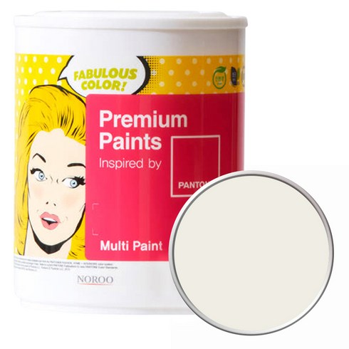 노루페인트 팬톤 멀티 에그쉘광 페인트, Marshmallow (11-4300), 1L, 1개