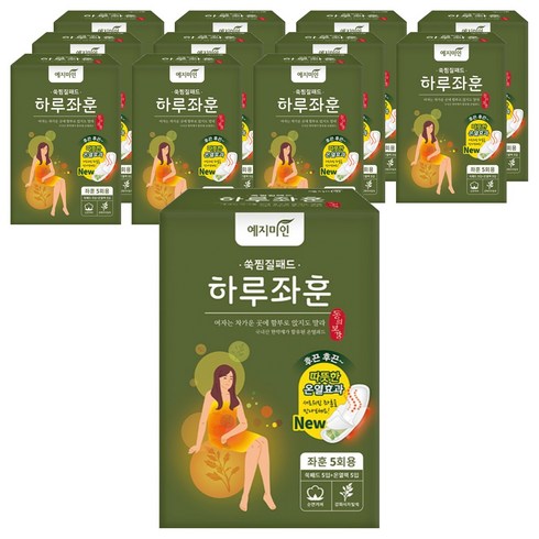 예지미인 하루좌훈 쑥찜질패드 5p, 12개