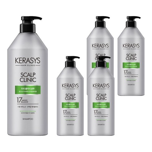케라시스 두피 클리닉 단백질 샴푸, 980ml, 5개