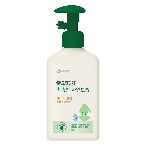 그린핑거 촉촉한 자연보습 베이비로션, 320ml, 1개