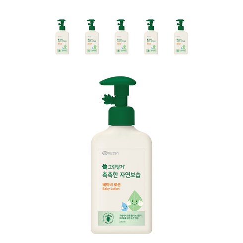 그린핑거 촉촉한 자연보습 베이비 로션, 320ml, 6개