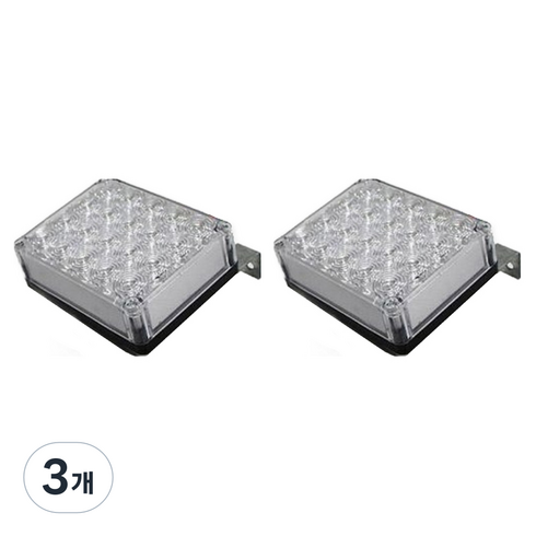 레이스텍 LED 경광등 싸이키, D. 24V LED경광등/싸이키(레드/블루), 3개