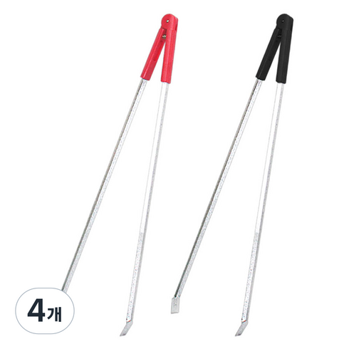 월드크린 자연 다용도 집게 70cm, 랜덤발송, 4개