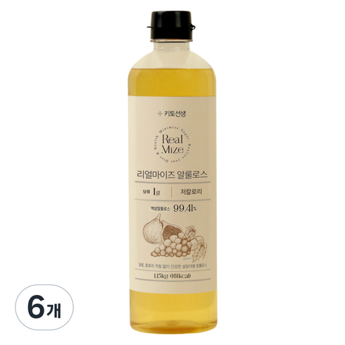 키토선생 리얼마이즈 액상 알룰로스, 1.15kg, 6개