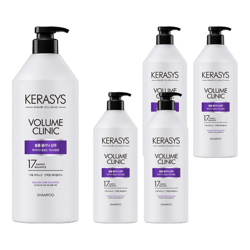 케라시스 볼륨 클리닉 단백질 샴푸 플로럴파우더향, 980ml, 5개
