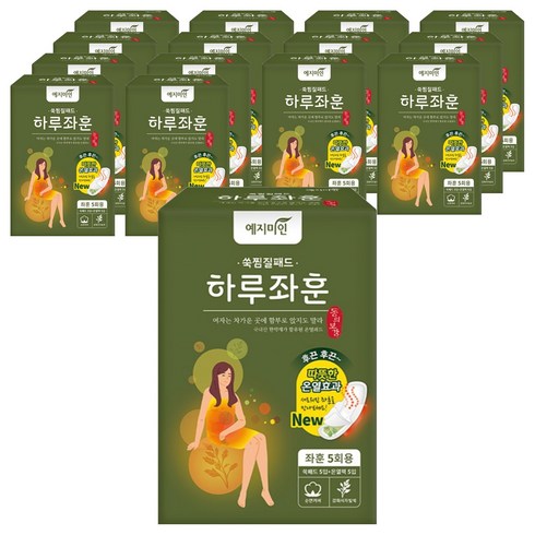 예지미인 하루좌훈 쑥찜질패드 5p, 15개