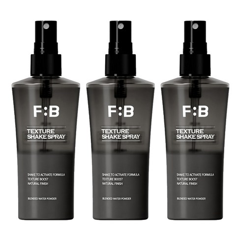 포뷰트 텍스처 쉐이크 노세범 볼륨 헤어스프레이, 3개, 100ml