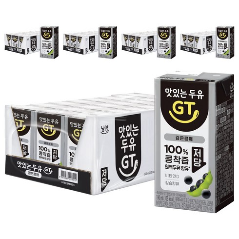맛있는두유GT 검은콩깨, 190ml, 120개