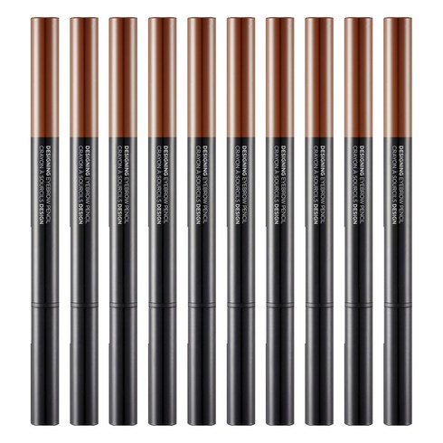 fmgt 디자이닝 아이브로우 오토펜슬 0.3g, 03브라운, 10개