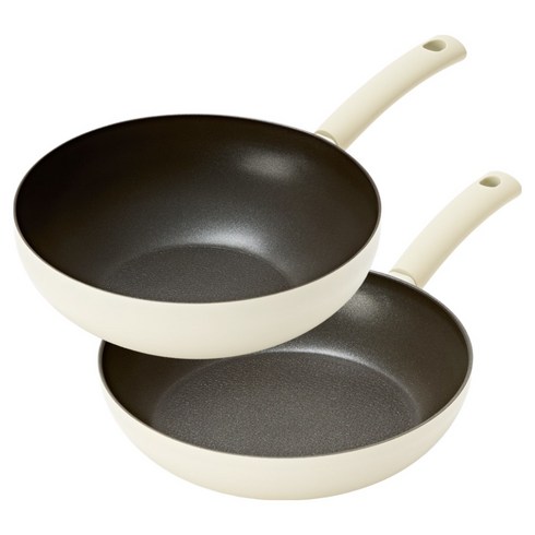 실바트 국산 순수 IH 인덕션 프라이팬 2종 세트, 아이보리, 1세트, 프라이팬 28cm + 궁중팬 28cm