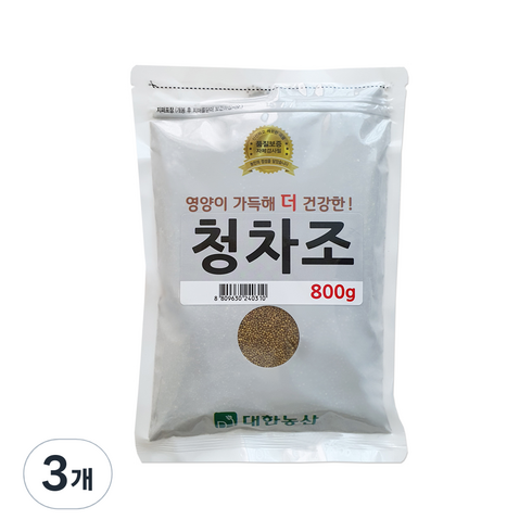 대한농산 청차조 잡곡, 800g, 3개