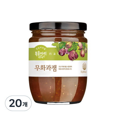 복음자리 무화과잼, 350g, 20개