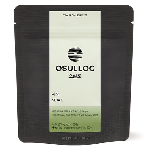 오설록 세작 녹차, 40g, 1개입, 1개