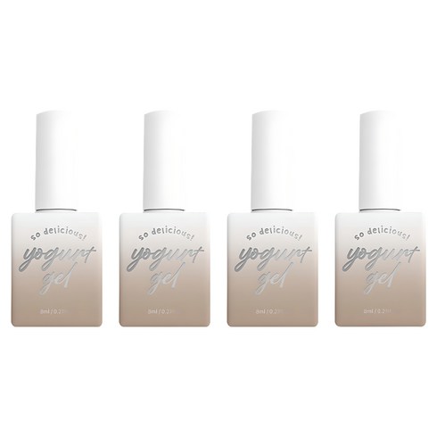 요거트젤 폴리쉬, 11너티베이지, 8ml, 4개