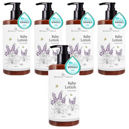 보타니컬테라피 베이비 로션 무향, 500ml, 5개