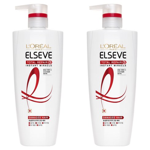 로레알파리 토탈리페어5 트리트먼트 헤어팩, 700ml, 2개