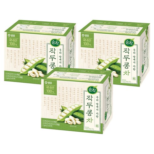 순작 작두콩차, 800mg, 40개입, 3개