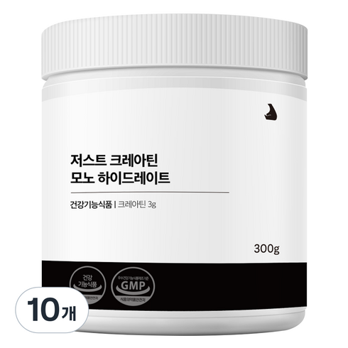 잠백이 저스트 크레아틴, 300g, 10개