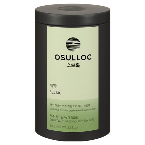 오설록 세작 녹차, 80g, 1개입, 1개