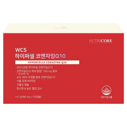 뉴트리코어 하이퍼셀 코엔자임Q10 147g, 150정, 1개